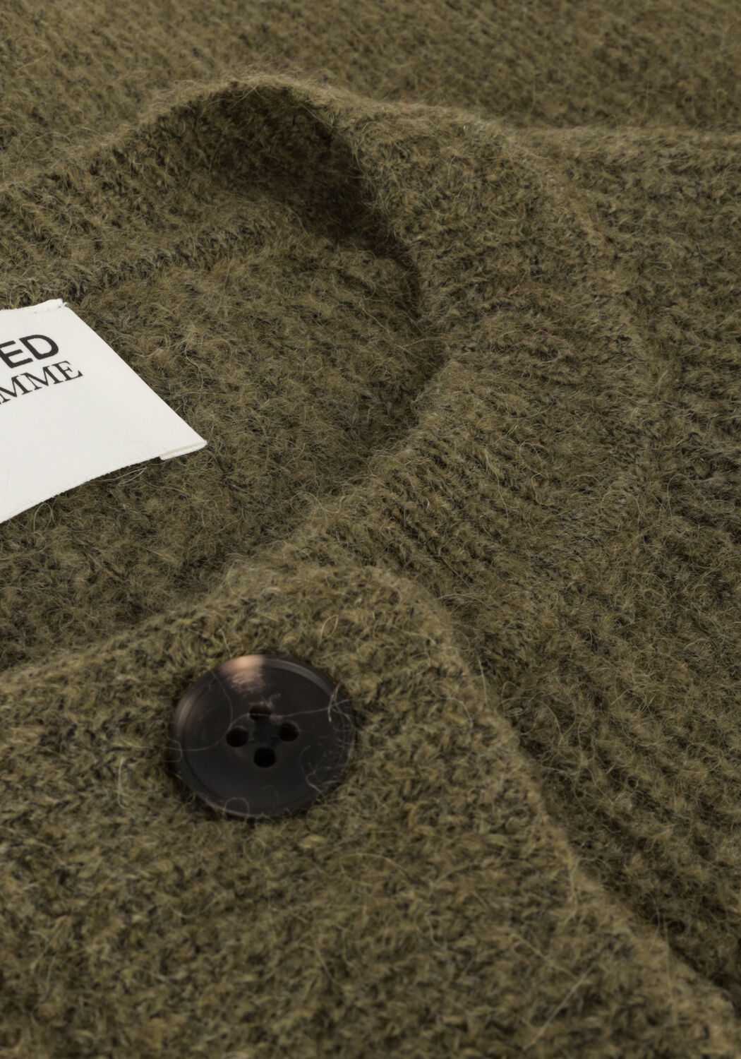 SELECTED WOMEN Gilet SLFLULU LS KNIT SHORT CARDIGAN en vert - large