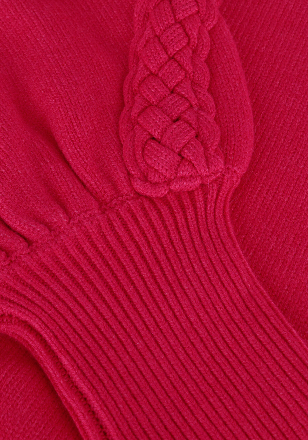 MINUS Pull VERA HIGH NECK KNIT PULLOVER en rose - large