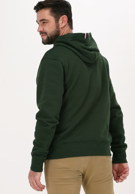 TOMMY HILFIGER Chandail ICON CREST HOODIE Vert foncé - large