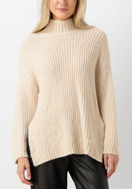 Beige DANTE6 Trui RAYURE OVERSIZED SWEATER - large