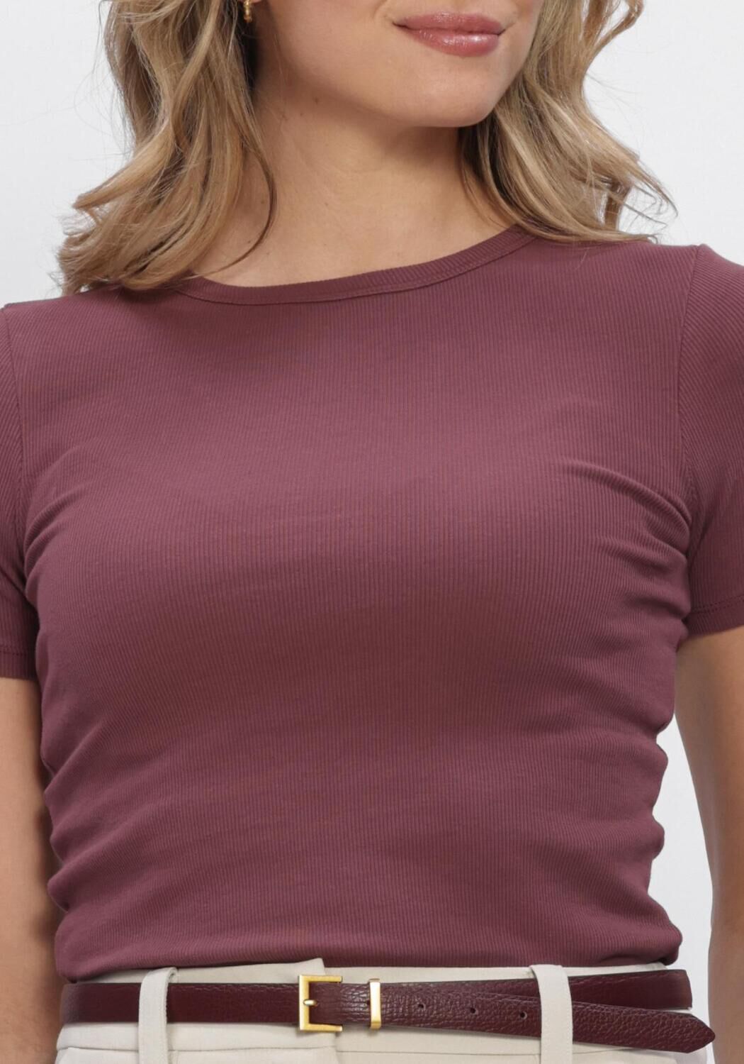 Bordeaux MODSTR&Ouml;M Top IGORMD SHORT T-SHIRT - large