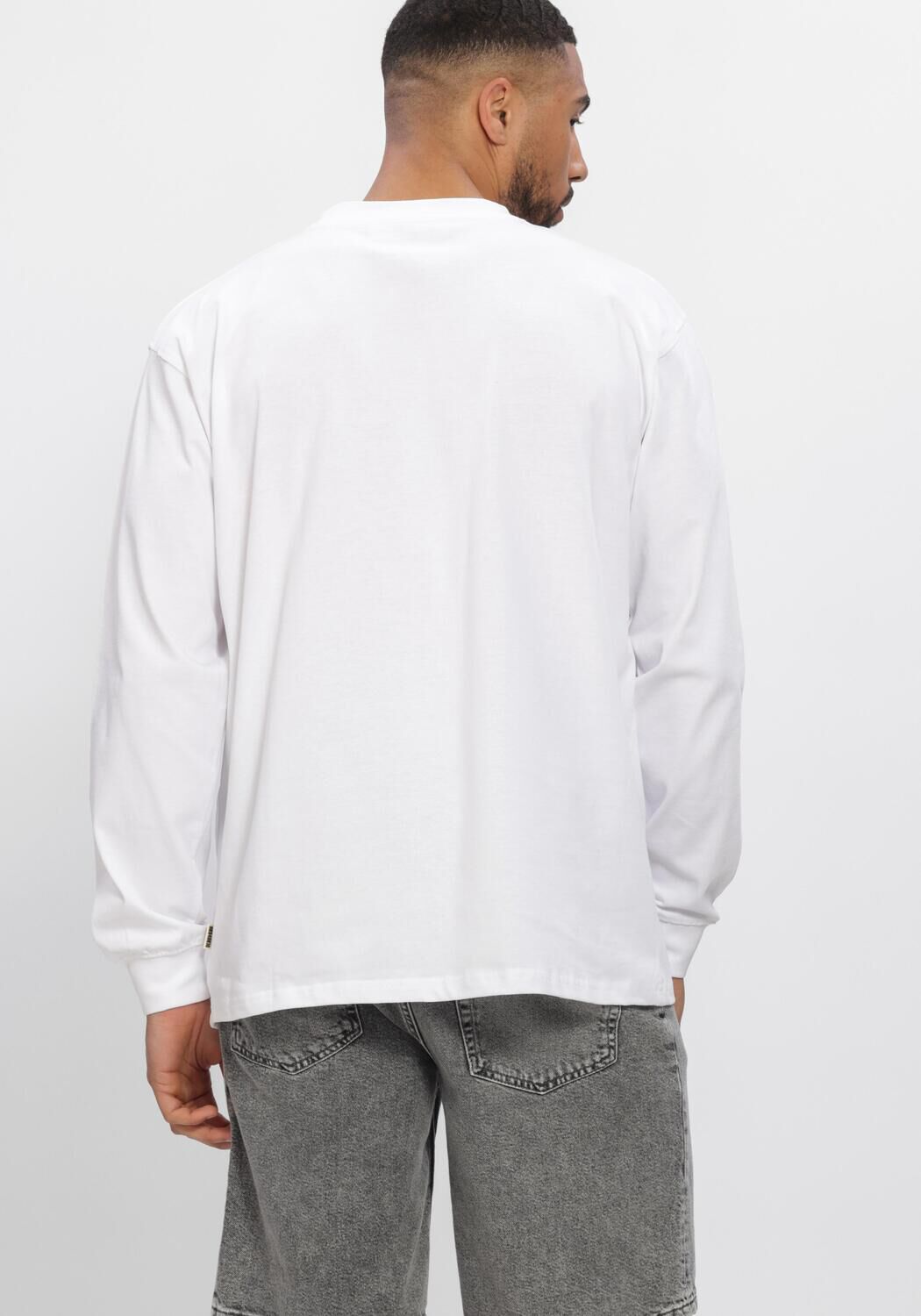 Witte WOODBIRD Polo WBBAINE LS TEE - large