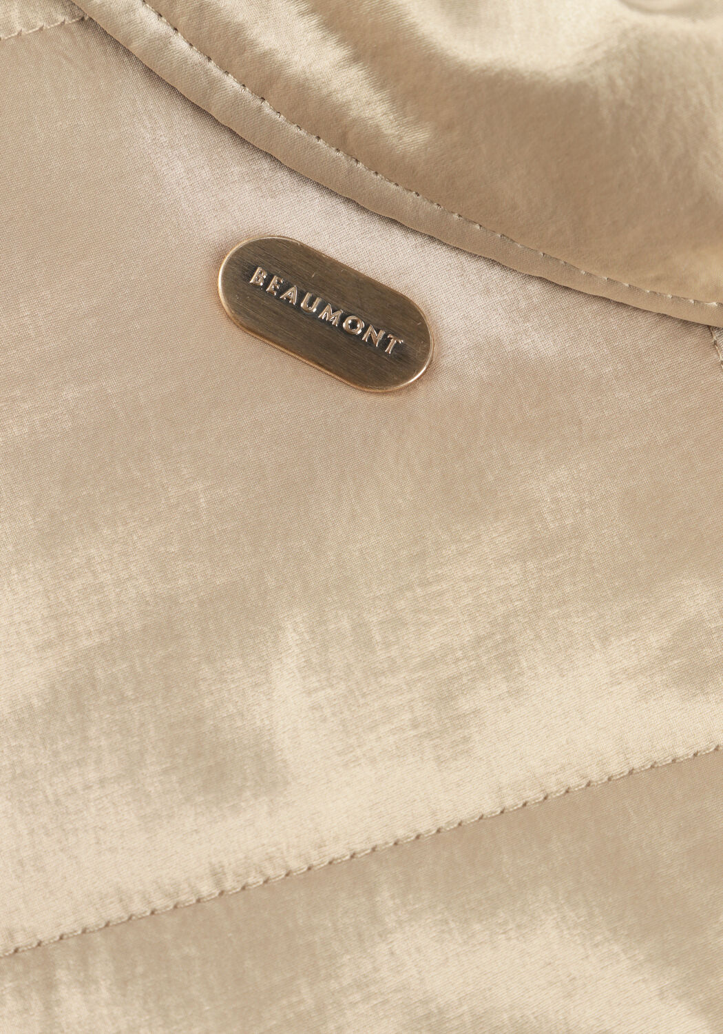 BEAUMONT Veste matelass&eacute; CARLY JACKET en beige - large