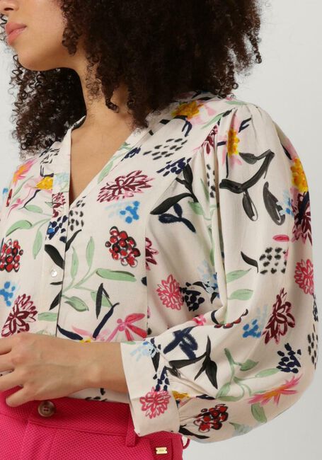 Blauwe POM AMSTERDAM  BLOUSE 7242 - large