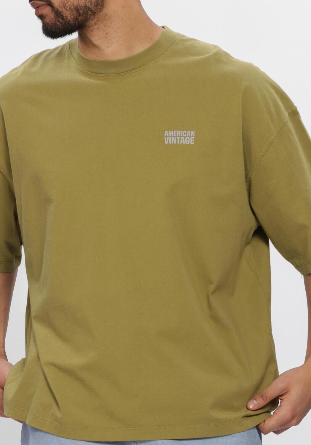 AMERICAN VINTAGE T-shirt GIXY en vert - large