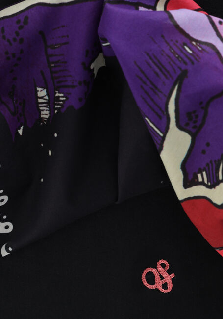 SCOTCH & SODA T-shirt REGULAR-FIT ORGANIC COTTON T-SHIRT WITH DETACHABLE BANDANA en noir - large