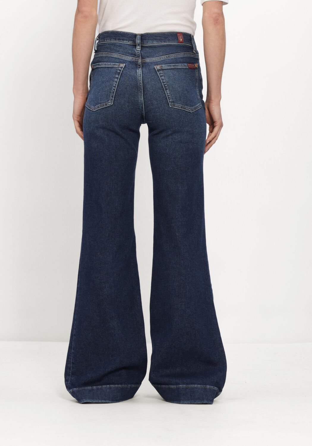 Donkerblauwe 7 FOR ALL MANKIND Straight leg jeans MODERN DOJO BLUE VIBE - large