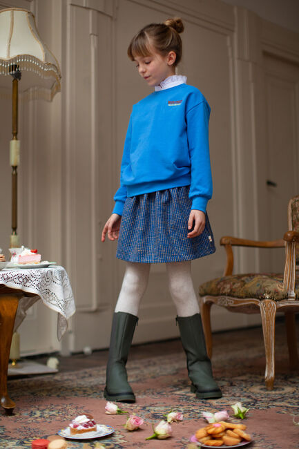 MOODSTREET Mini-jupe SKIRT RUBY en bleu - large