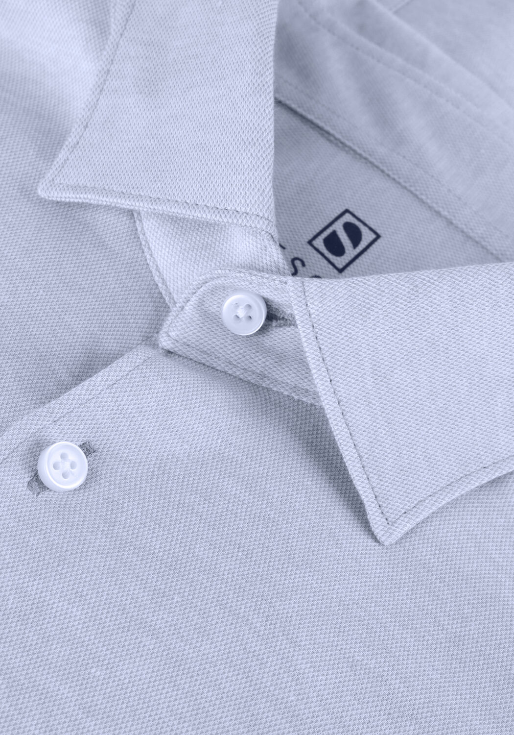 Blauwe DESOTO Casual overhemd DESOTO KENT 1/2 - large