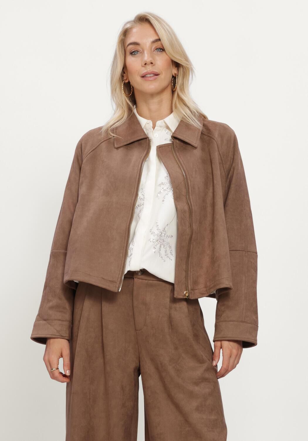 Bruine NUKUS Jack DAISEY JACKET - large