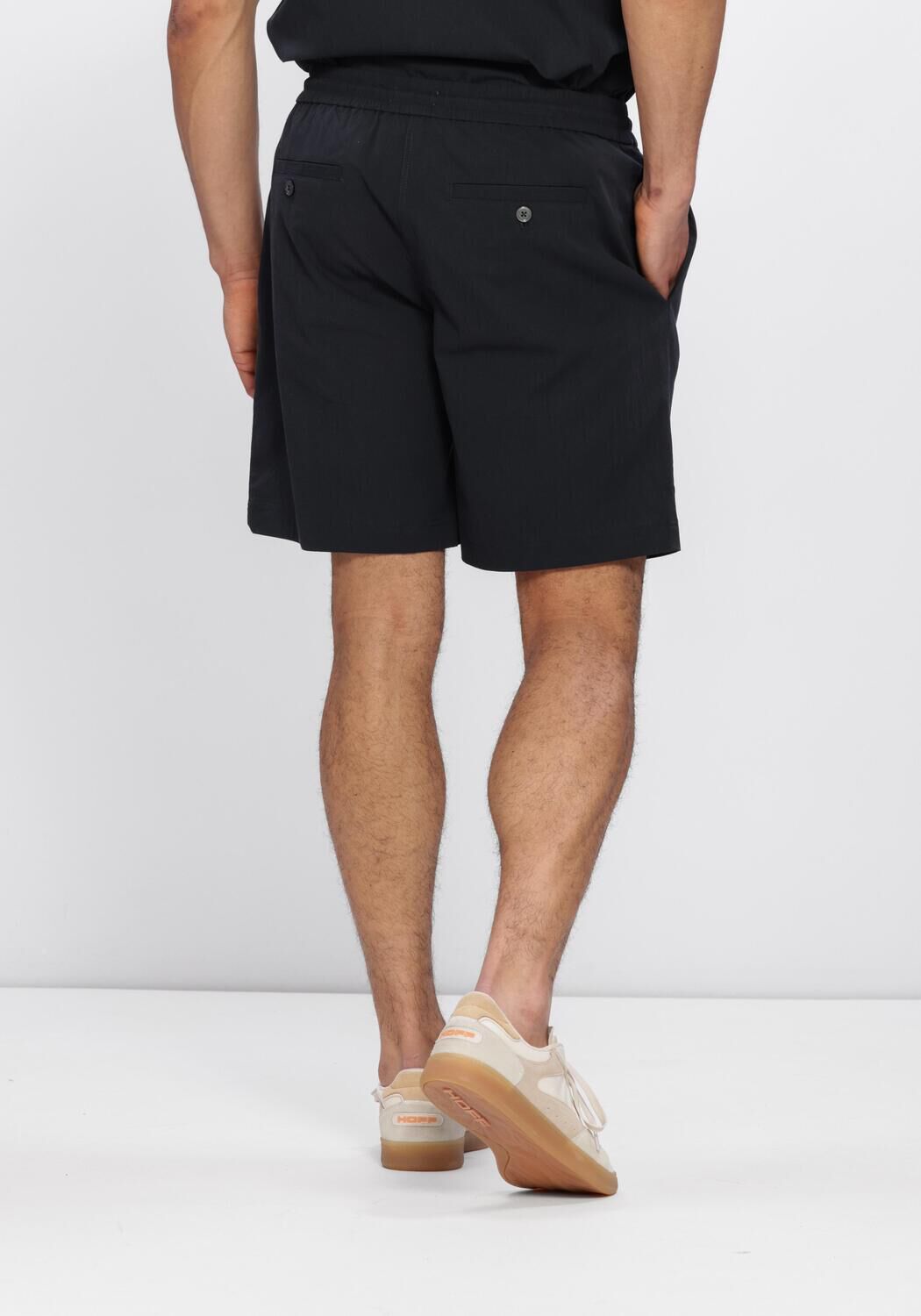 Donkerblauwe JC RAGS Korte broek SHORT ANDY WRINKLE - large