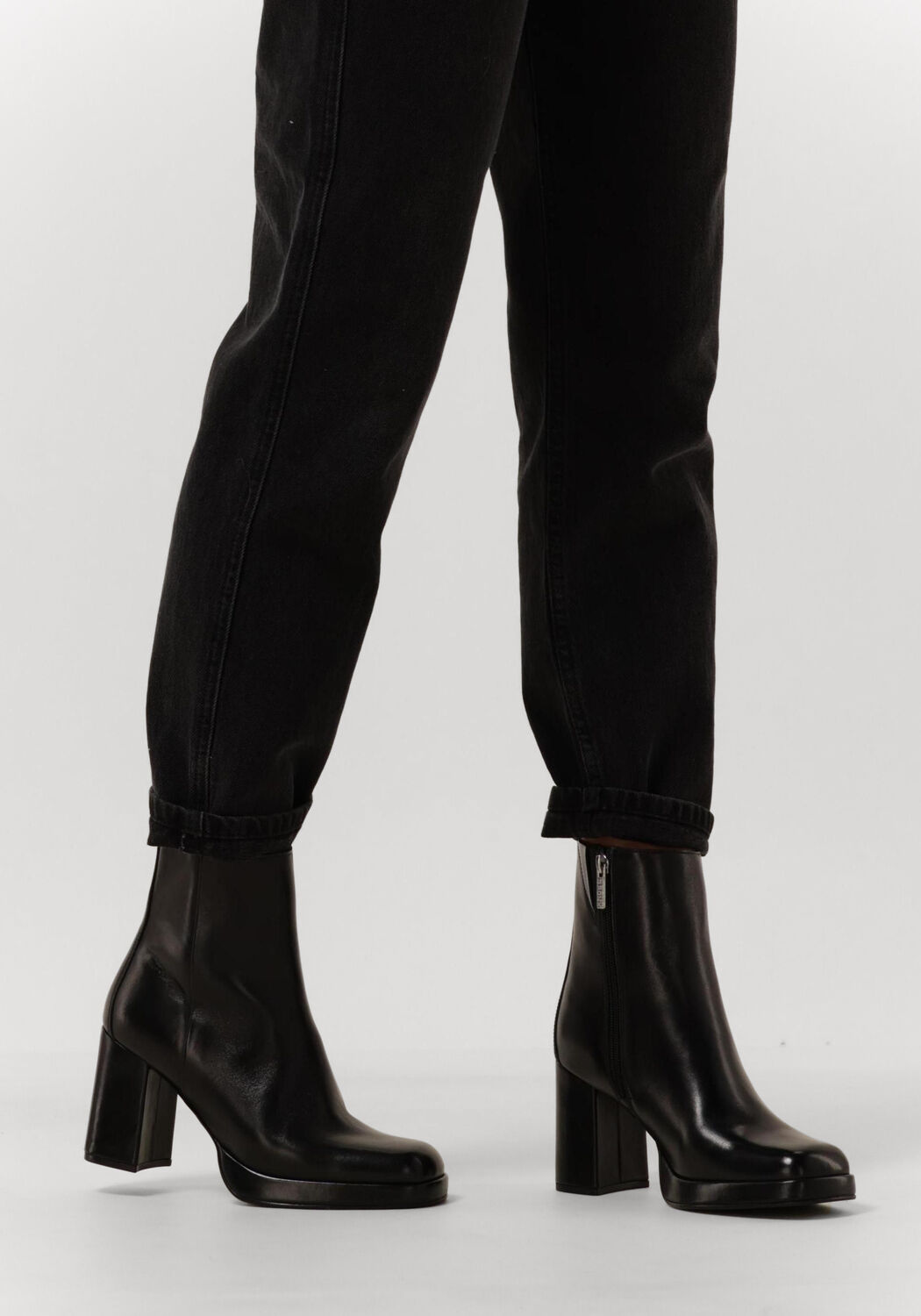 Zwarte BRONX Enkellaarsjes NEW MELANIE - large