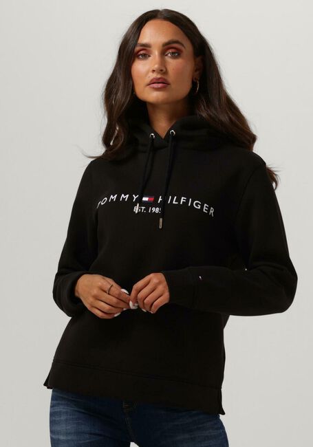 TOMMY HILFIGER Pull HERITAGE HILFIGER HOODIE LS en noir - large