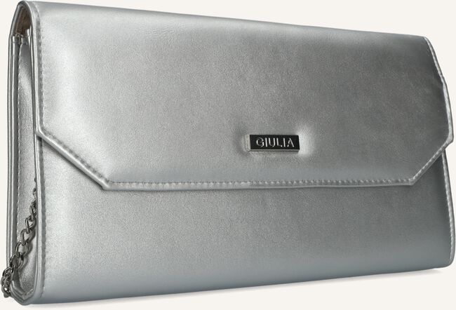 Zilveren GIULIA Clutch G.HANDBAG Zilveren GIULIA Clutch G.HANDBAG - large