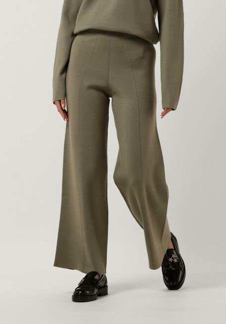 TIGER OF SWEDEN Pantalon large LIEN. en vert - large