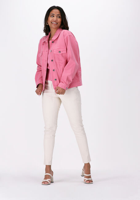 GESTUZ Gilet MATTHEAGZ SS RIB CARDIGANV en rose - large