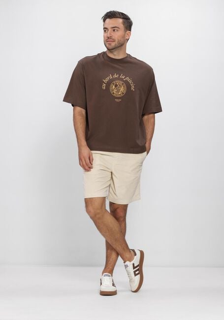 SELECTED MEN SLHREGULAR-JACE CORDUROY  SHORTS NOOS Pantalons en beige - large