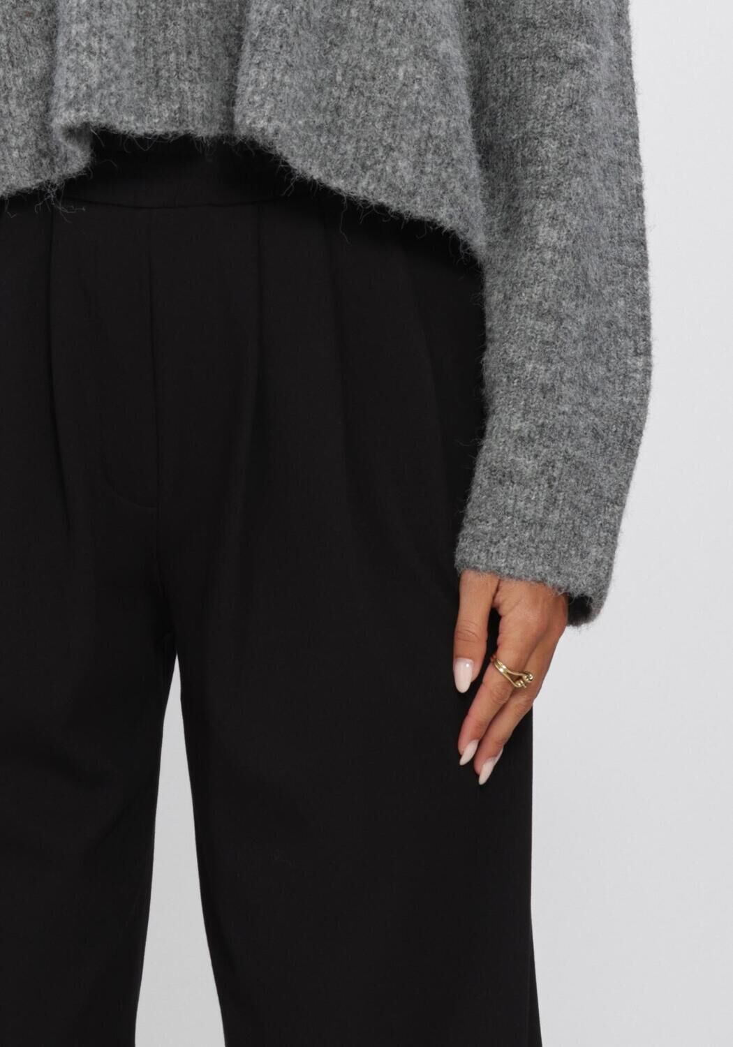 EDITED Pantalon large JENNA TROUSERS en noir - large