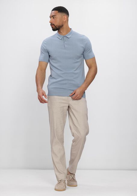 SAINT STEVE Polo CHRIS en bleu - large