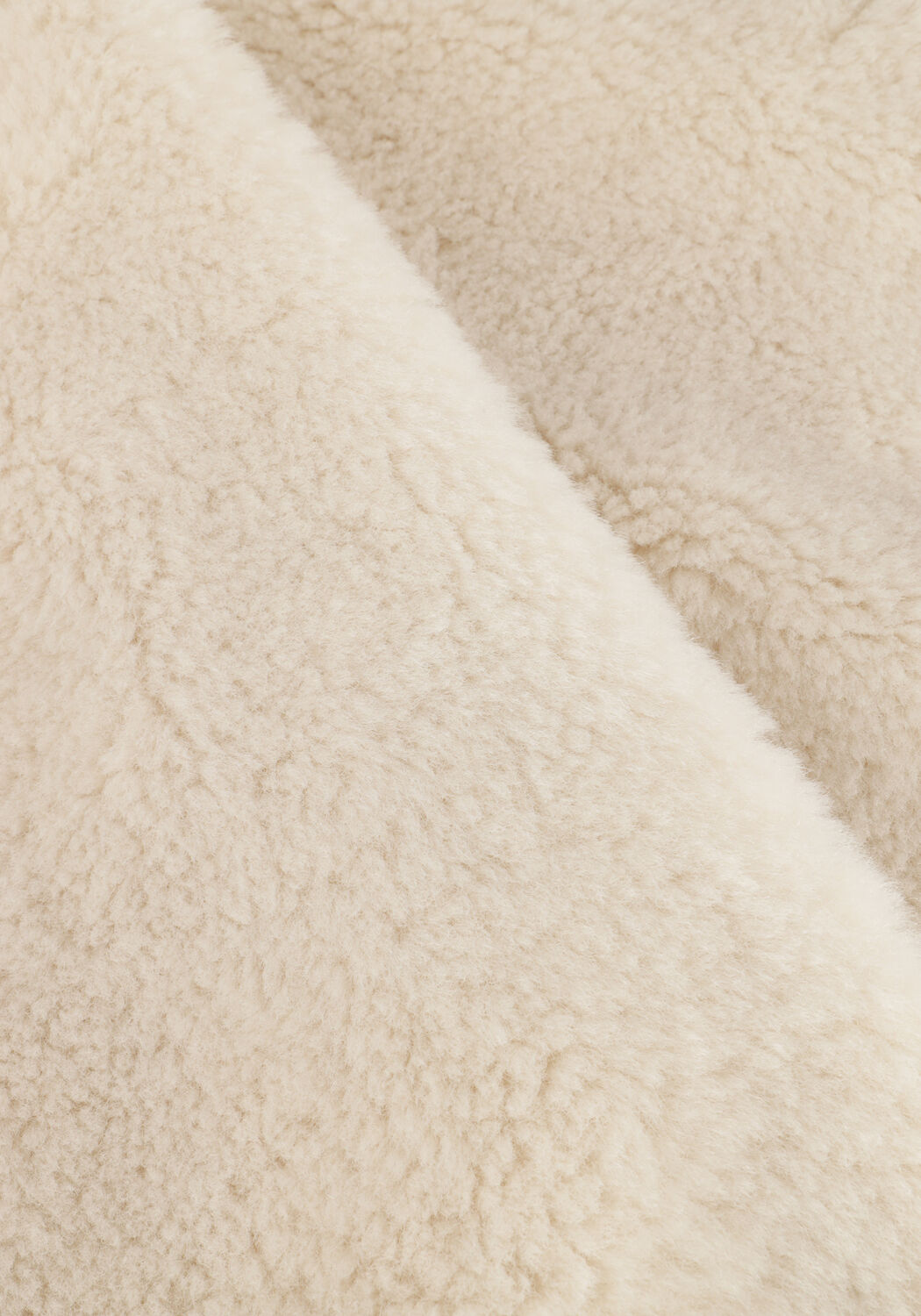 LIU JO Manteau Teddy CAPPOTTO TS NAVETTA Cr&egrave;me - large