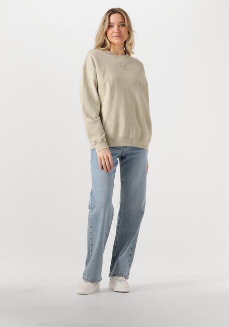 MY ESSENTIAL WARDROBE Pull DIEGOMW LOGO EMB. SWEAT en beige - large