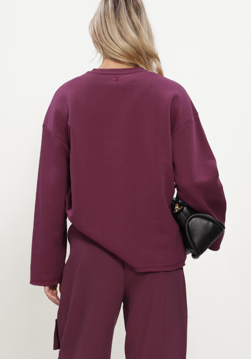 ALIX THE LABEL Pull LADIES KNITTED THE LABEL SWEATER Bordeaux - large