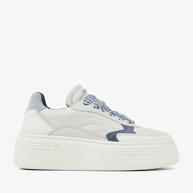 VIA VAI Baskets basses ISA JOSIE en bleu - large