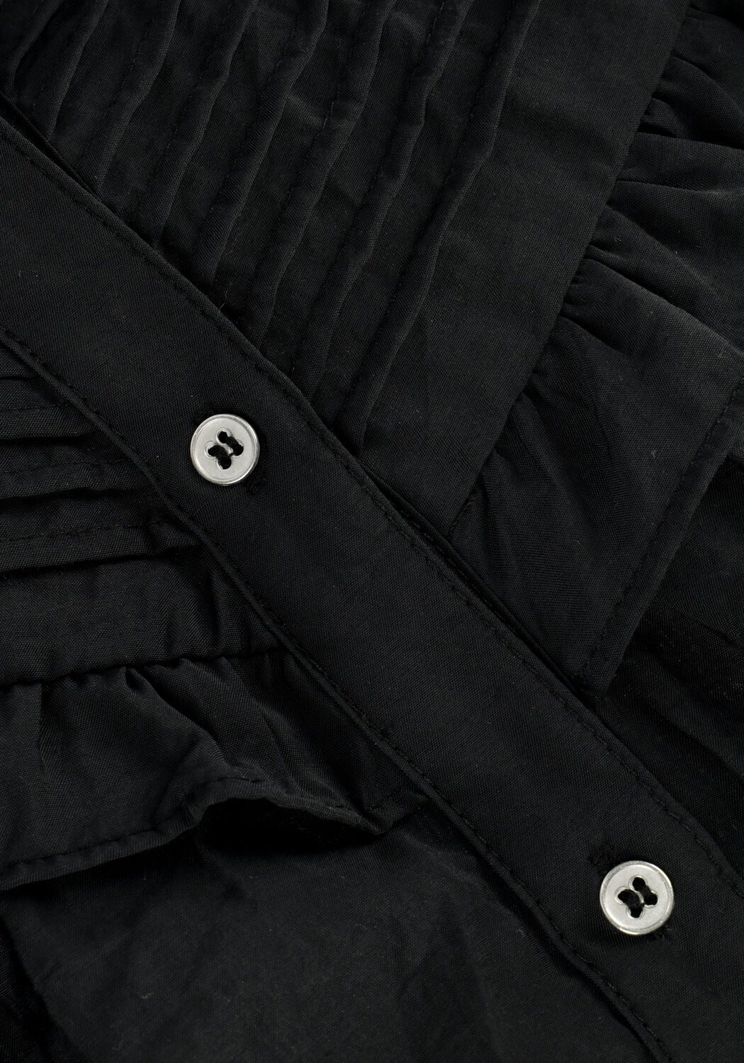 CO'COUTURE CALLUM FRILL SHOULDER SHIRT Blouses en noir - large