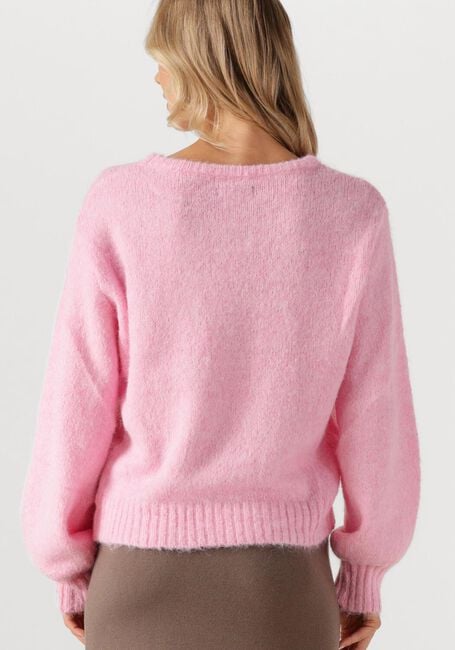 YDENCE Pull KNITTED SWEATER FLO en rose - large