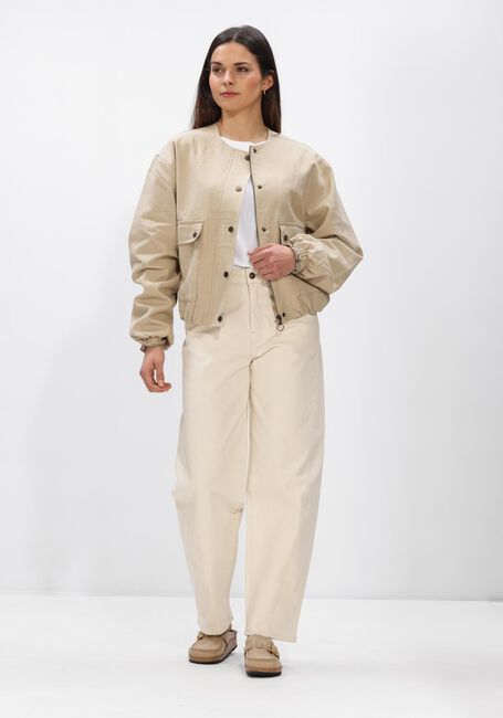 Beige BY-BAR Jassen MAGGIE CANVAS JACKET - large