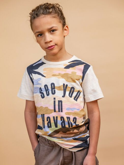 STREET CALLED MADISON T-shirt HEY CHARLIE en jaune - large