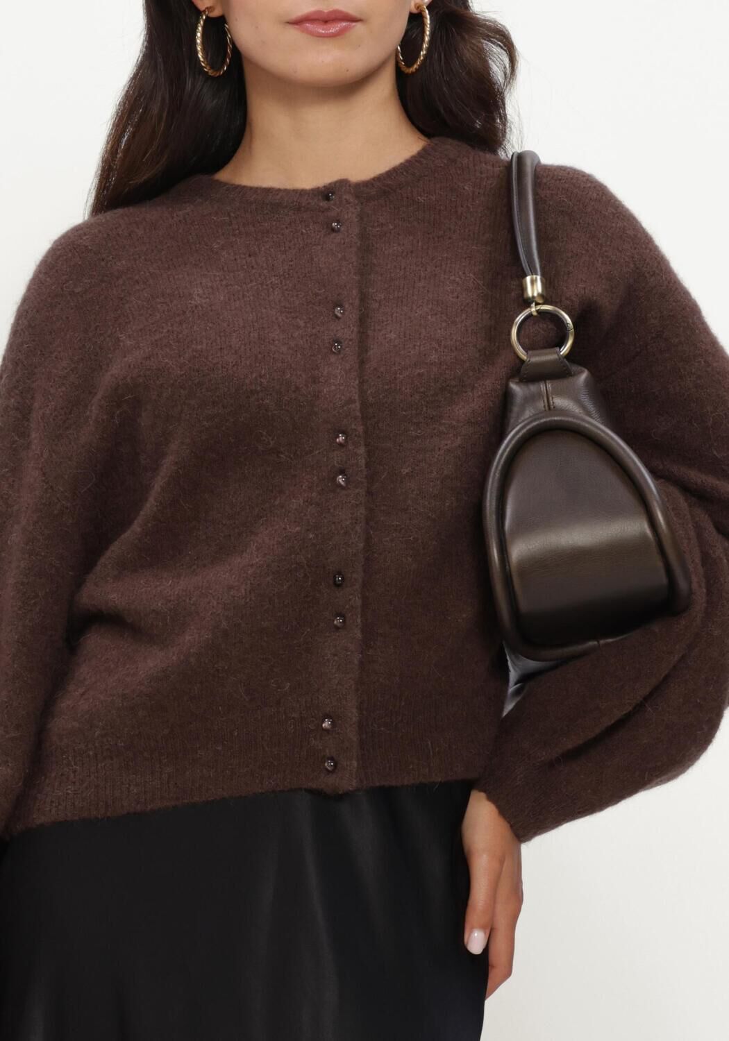 MSCH COPENHAGEN Gilet MSCHBONDIE HOPE CARDIGAN en marron - large