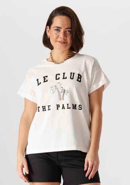 NUKUS T-shirt MOLLY SHIRT PALM TREE en blanc - large