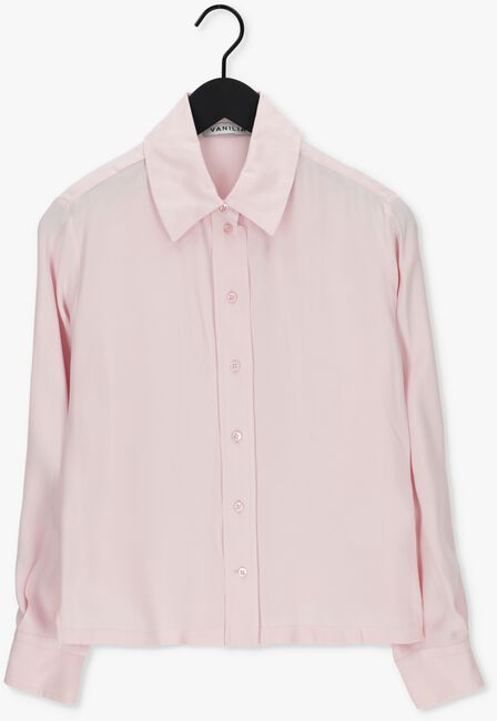 VANILIA Blouse SILKY CROPPED SHIRT Rose clair - large