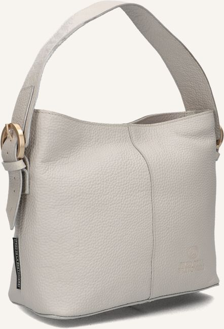Lichtgrijze FRED DE LA BRETONIERE Handtas LINDI BUCKET BAG GRAIN LEATHER Lichtgrijze FRED DE LA BRETONIERE Handtas LINDI BUCKET BAG GRAIN LEATHER - large
