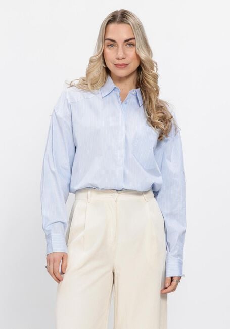 Blauwe SIMPLE  BLOUSE - large