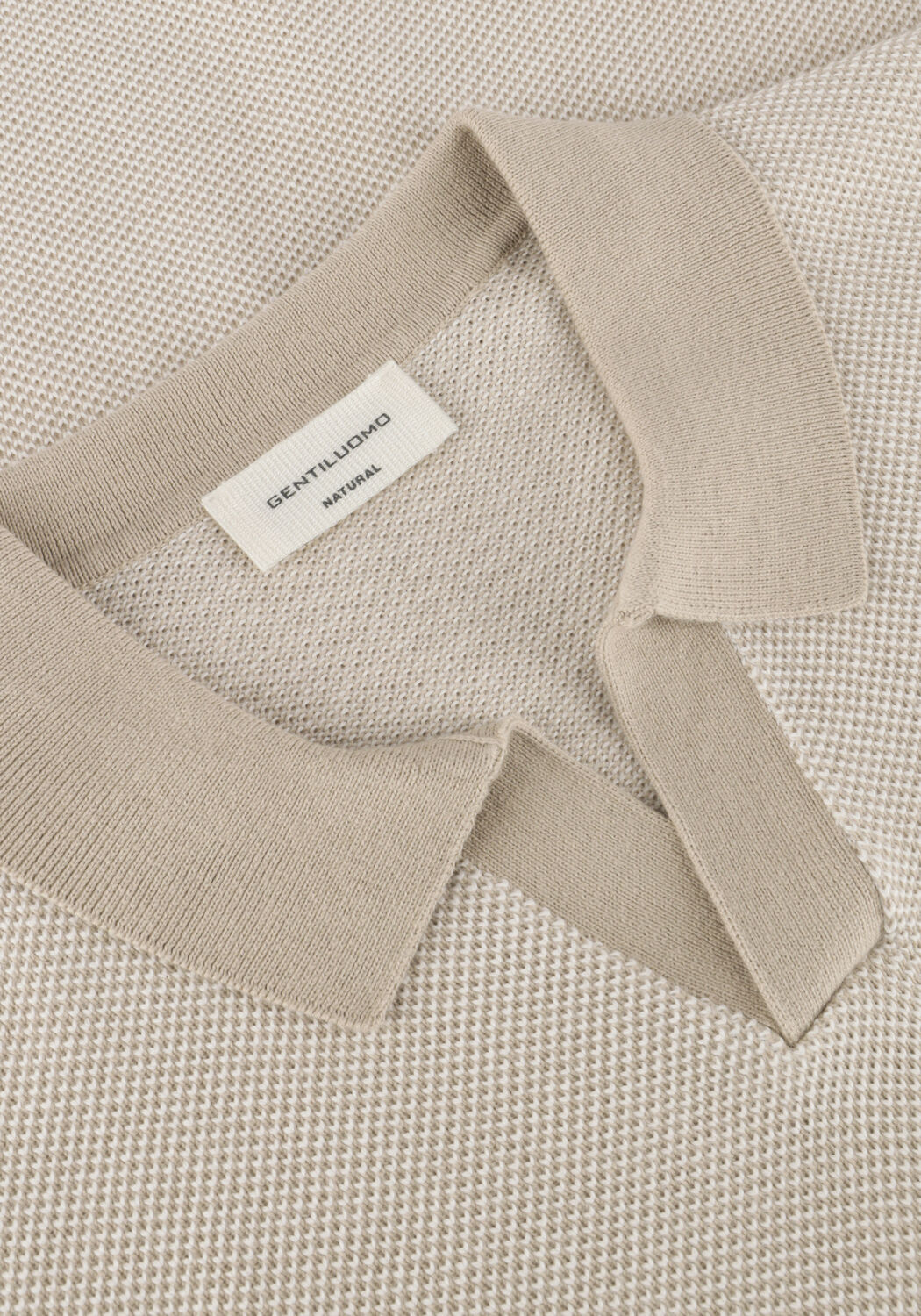 GENTILUOMO Polo POLO NO BUTTON SS K2022-280 Sable - large