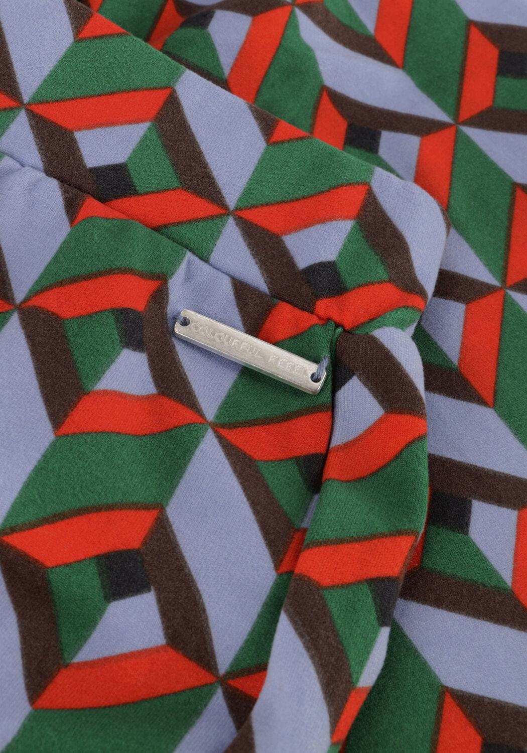 Multi COLOURFUL REBEL Flared broek GRAPHIC PEACHED EXTRA FLARE PANTS - large