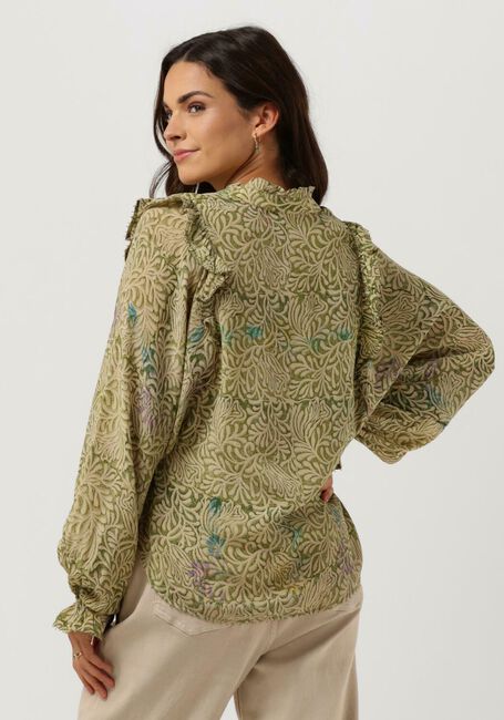 SISSEL EDELBO JUANA SILK SHIRT Blouses en vert - large