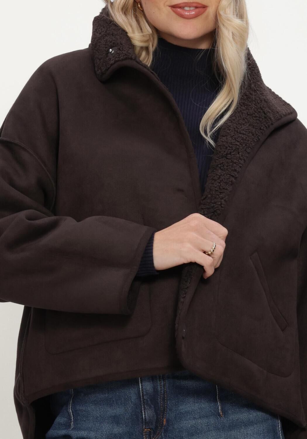 KNIT-TED JILL JACKET Vestes en marron - large