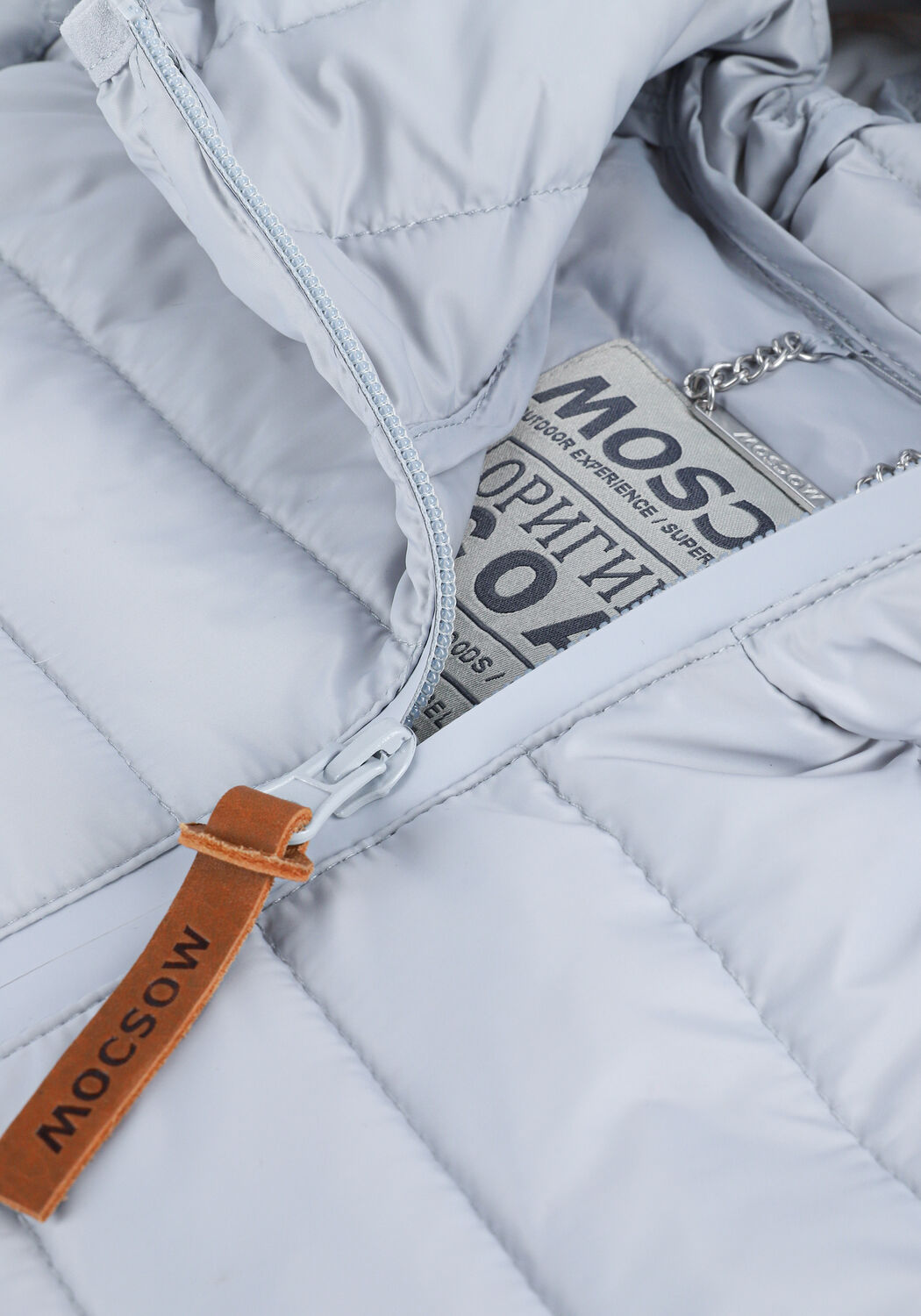 MOSCOW Veste matelass&eacute; EDGY Bleu clair - large