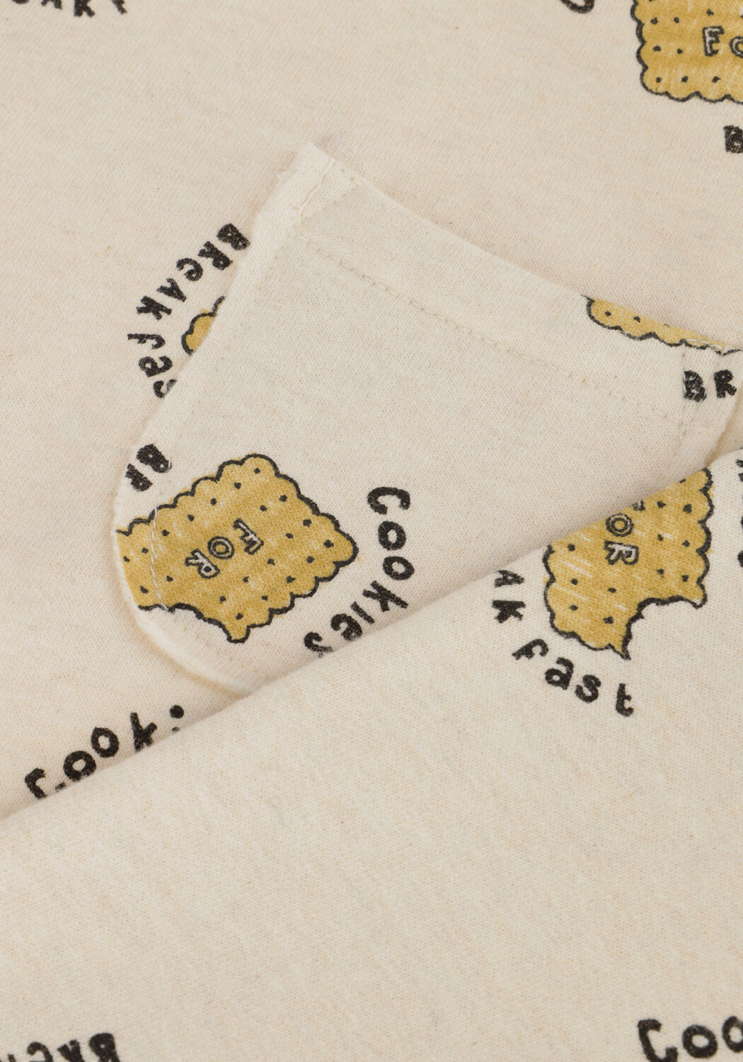 Beige Sproet & Sprout Sweater SWEATSHIRT POCKET COOKIES PRINT - large