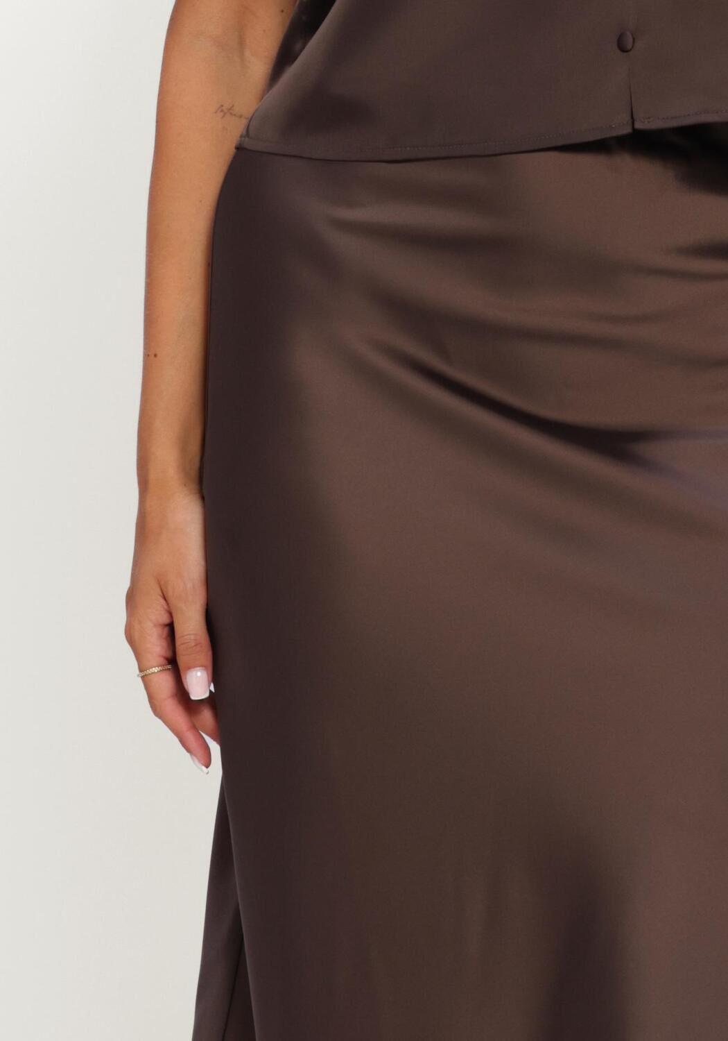 Bruine Y.A.S. Midirok YASPELLA HW MIDI SKIRT - large
