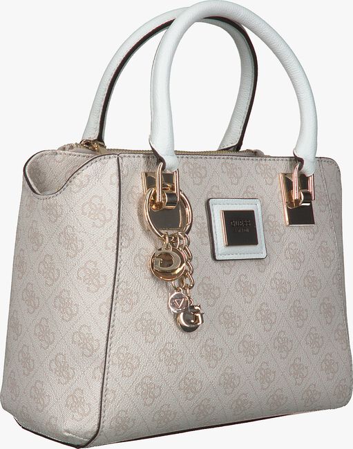 Beige GUESS Handtas CANDACE SOCIETY SATCHEL - large
