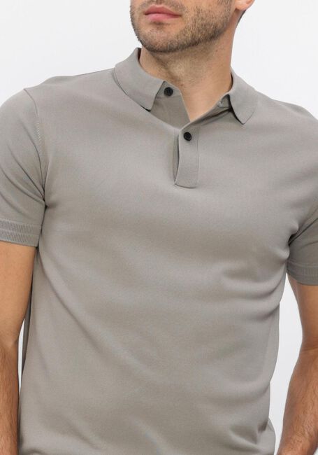 GENTI Polo POLO 2 BUTTON SS 1260 en taupe - large