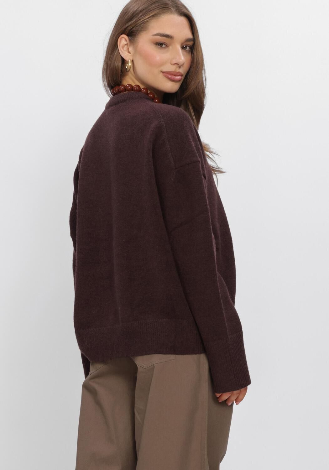 BOII STUDIOS Pull OLOL Bordeaux - large
