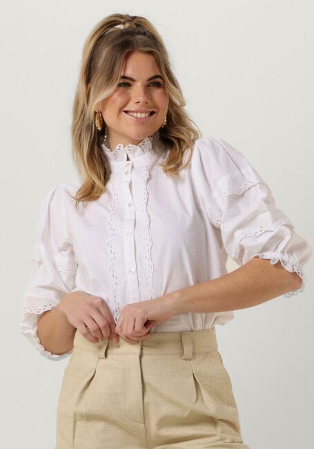 Witte LOLLYS LAUNDRY  FAYE SHIRT - large