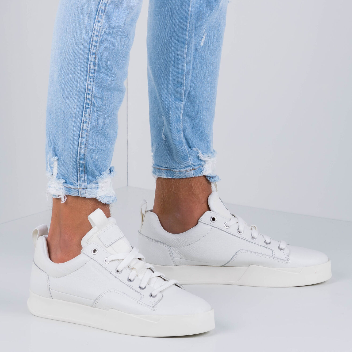 Witte G STAR RAW Lage sneakers RACKAM CORE PREMIUM Omoda