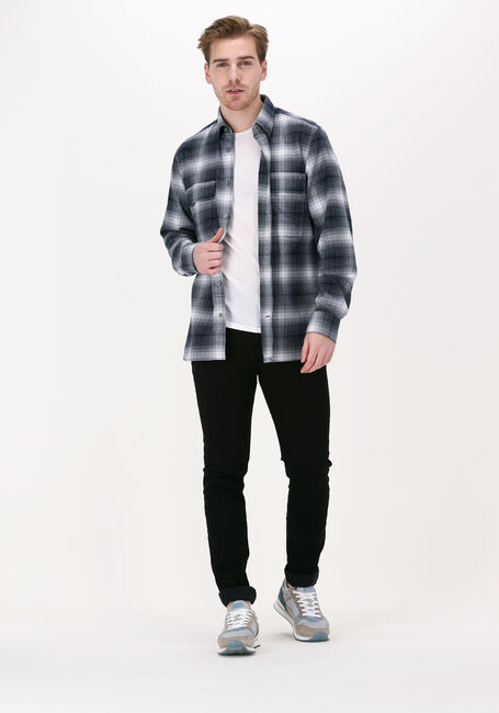 Zwarte TOMMY HILFIGER Casual overhemd SLUB SHADOW CHECK RF SHIRT - large