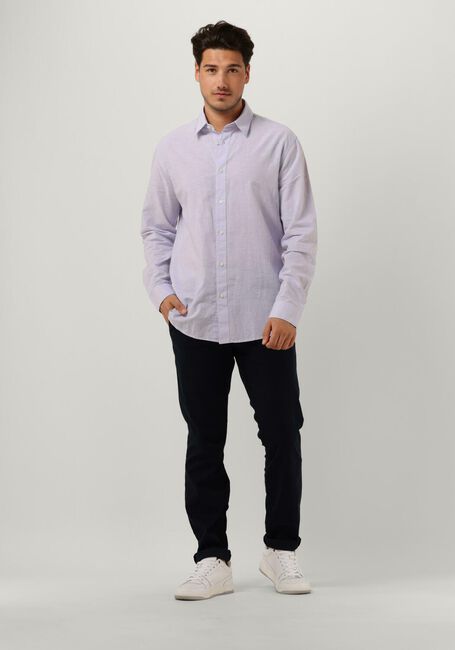 SELECTED MEN Chemise classique SLHREGNEW-LINEN SHIRT LS CLASSIC W Lilas - large